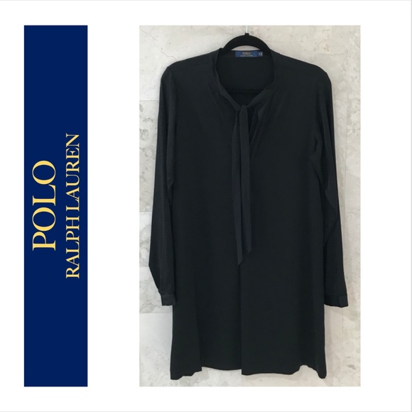 Polo Ralph Lauren Dresses & Skirts - POLO RALPH LAUREN {8} Dress Black Long-Sleeve LBD